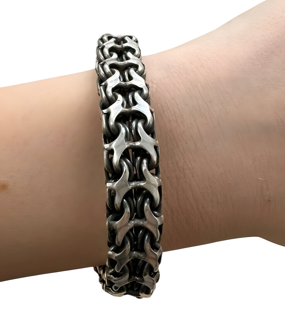 Sterling Silver Link Bracelet 8.5in