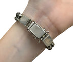 Sterling Silver Link Bracelet 8.5in