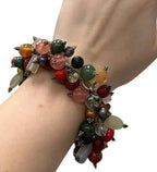 Charles Albert Sterling Silver Multi-Gemstone Bracelet
