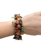 Charles Albert Sterling Silver Multi-Gemstone Bracelet