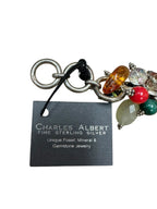 Charles Albert Sterling Silver Multi-Gemstone Bracelet
