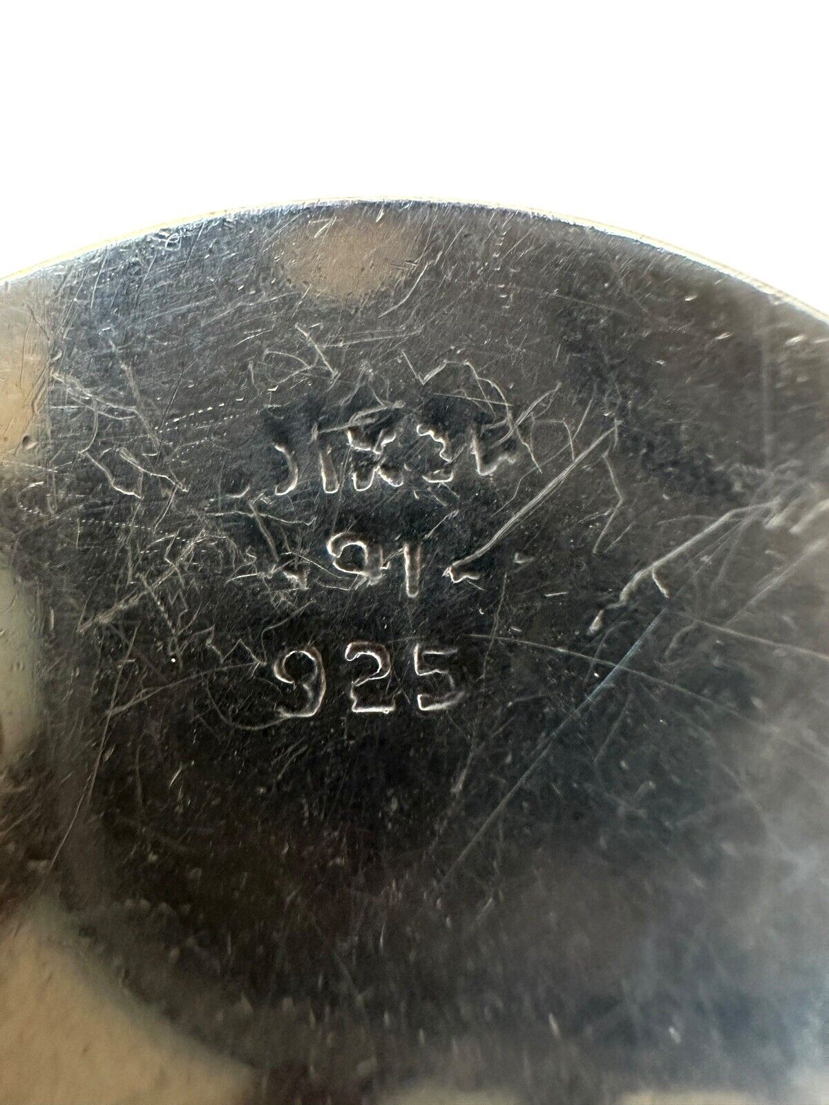 Sterling Silver Native American Pendent with Black Stone Inlay