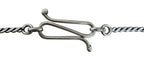 Sterling Silver Bib/Collar Necklace 17in