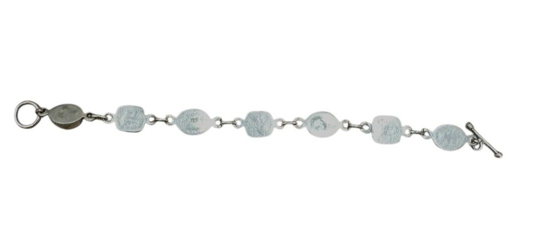 Sterling Silver and Turquoise Bracelet 8in