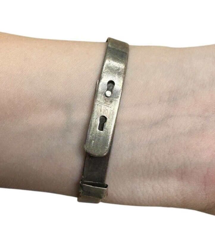 Sterling Silver Bracelet with Orange Center Stone