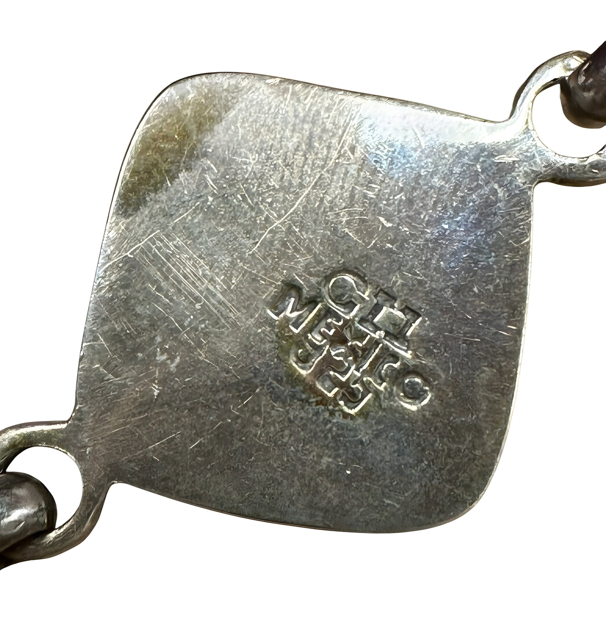 Sterling Silver Multi-Stone Inlay
