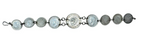 Sterling Silver Australian Coin Bracelet 8 inches