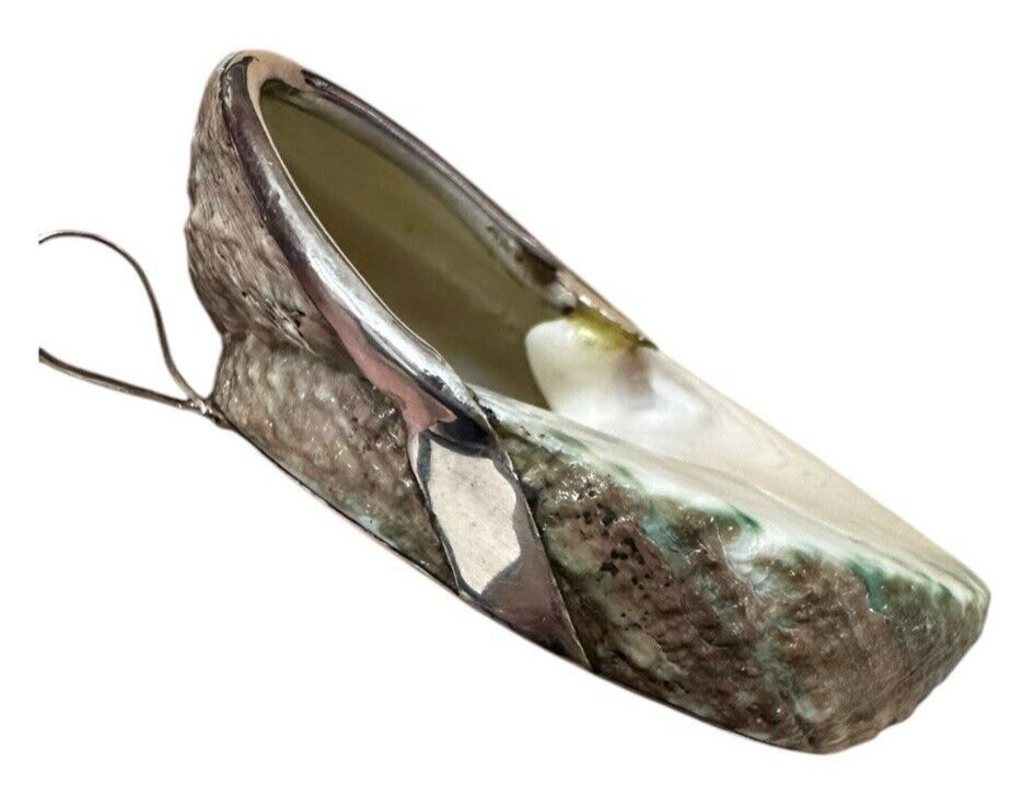 Sterling Silver and Seashell Pendant