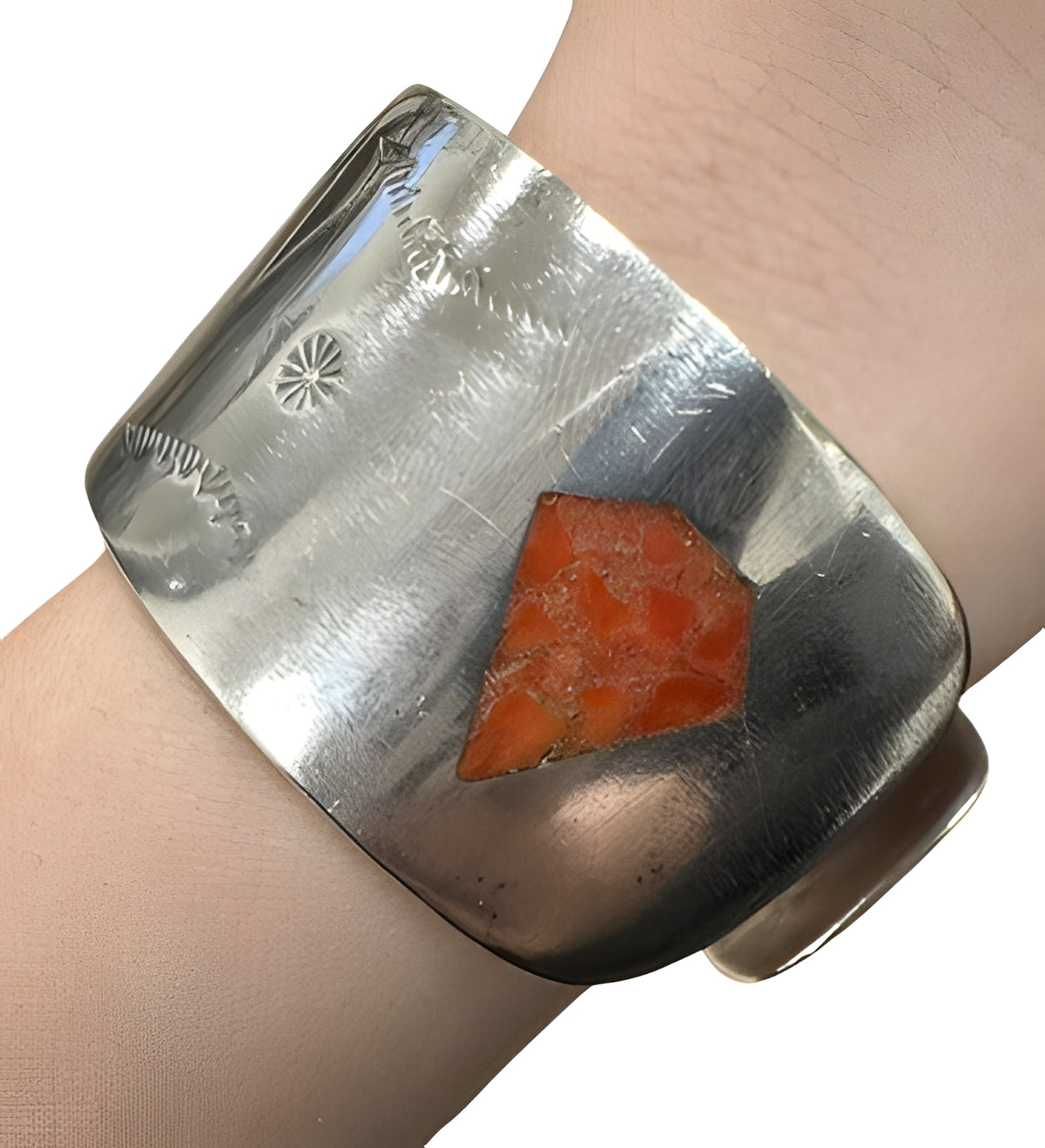 Sterling Silver Angel Wing Bracelet Cuff