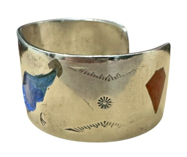 Sterling Silver Angel Wing Bracelet Cuff