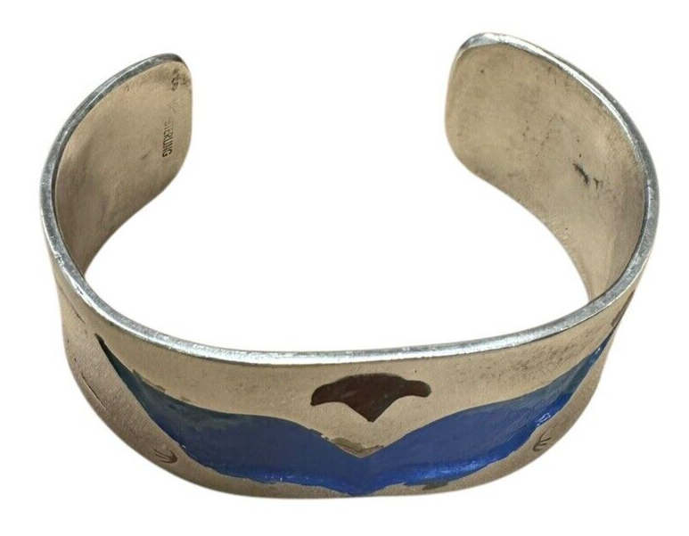 Sterling Silver Angel Wing Bracelet Cuff