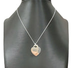 Tiffany And Co Sterling Silver Double Heart Necklace