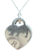 Tiffany And Co Sterling Silver Double Heart Necklace