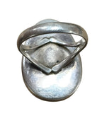 Sterling Silver Zebra Jasper Ring sz 7.5