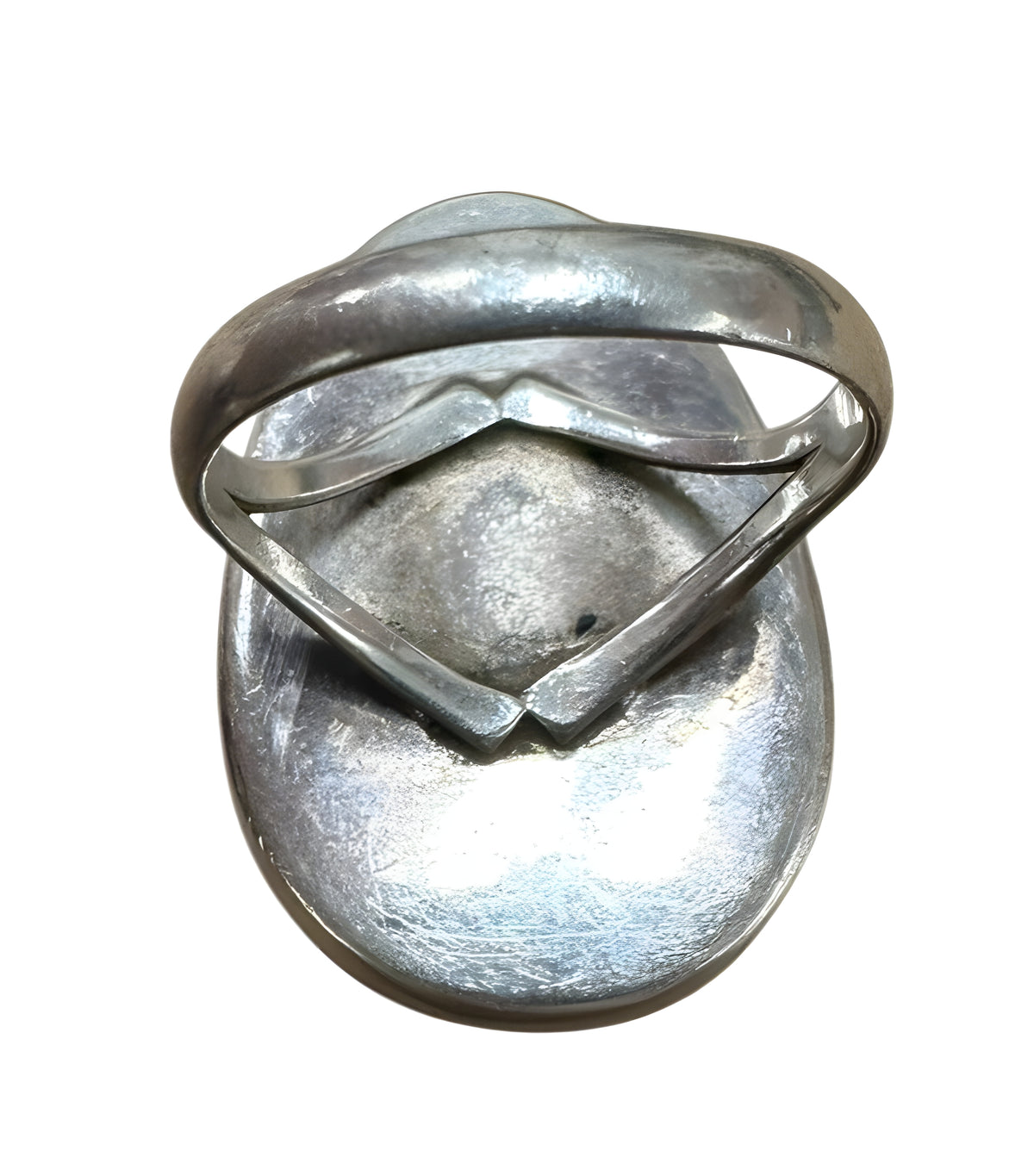 Sterling Silver Zebra Jasper Ring sz 7.5