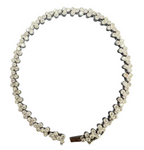 18Kt White Gold 2.65ctw Diamond Bracelet 7.25in