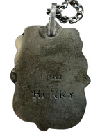 Native American Sterling Silver Turquoise Necklace 16 inches