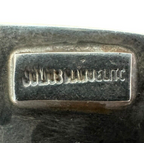 Julius Manuelito Sterling Silver Purple Necklace 16.5 inches