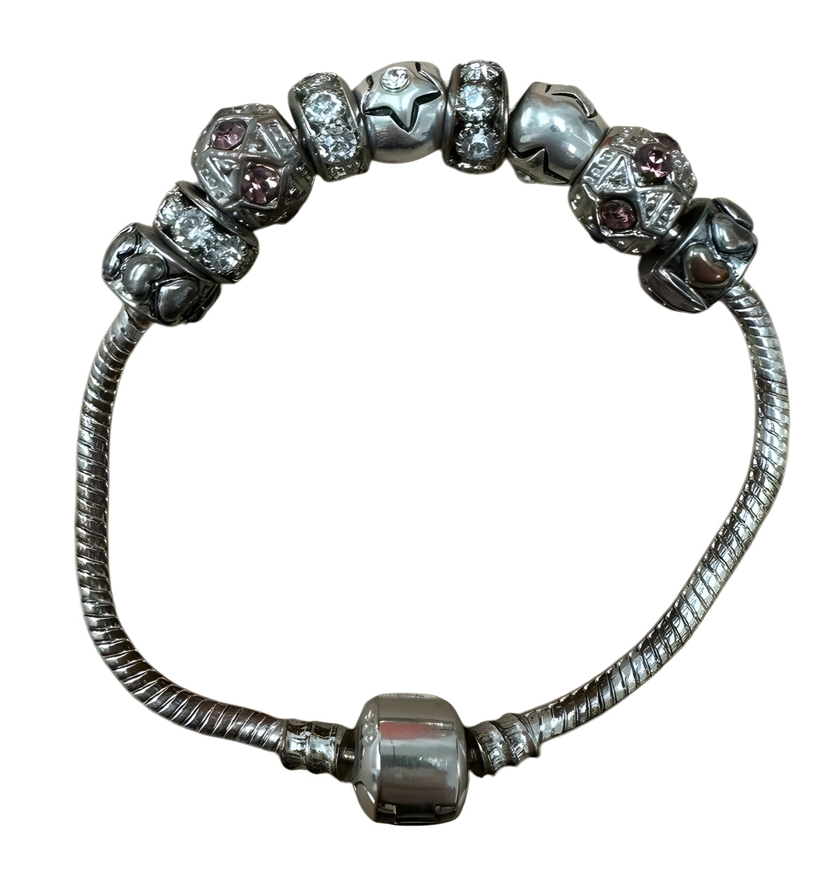 Sterling Silver Charm Bracelet