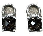 Judith Ripka Smokey Brown Quartz Earring Charms