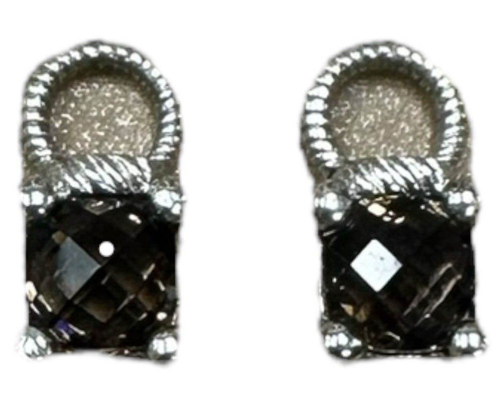 Judith Ripka Smokey Brown Quartz Earring Charms