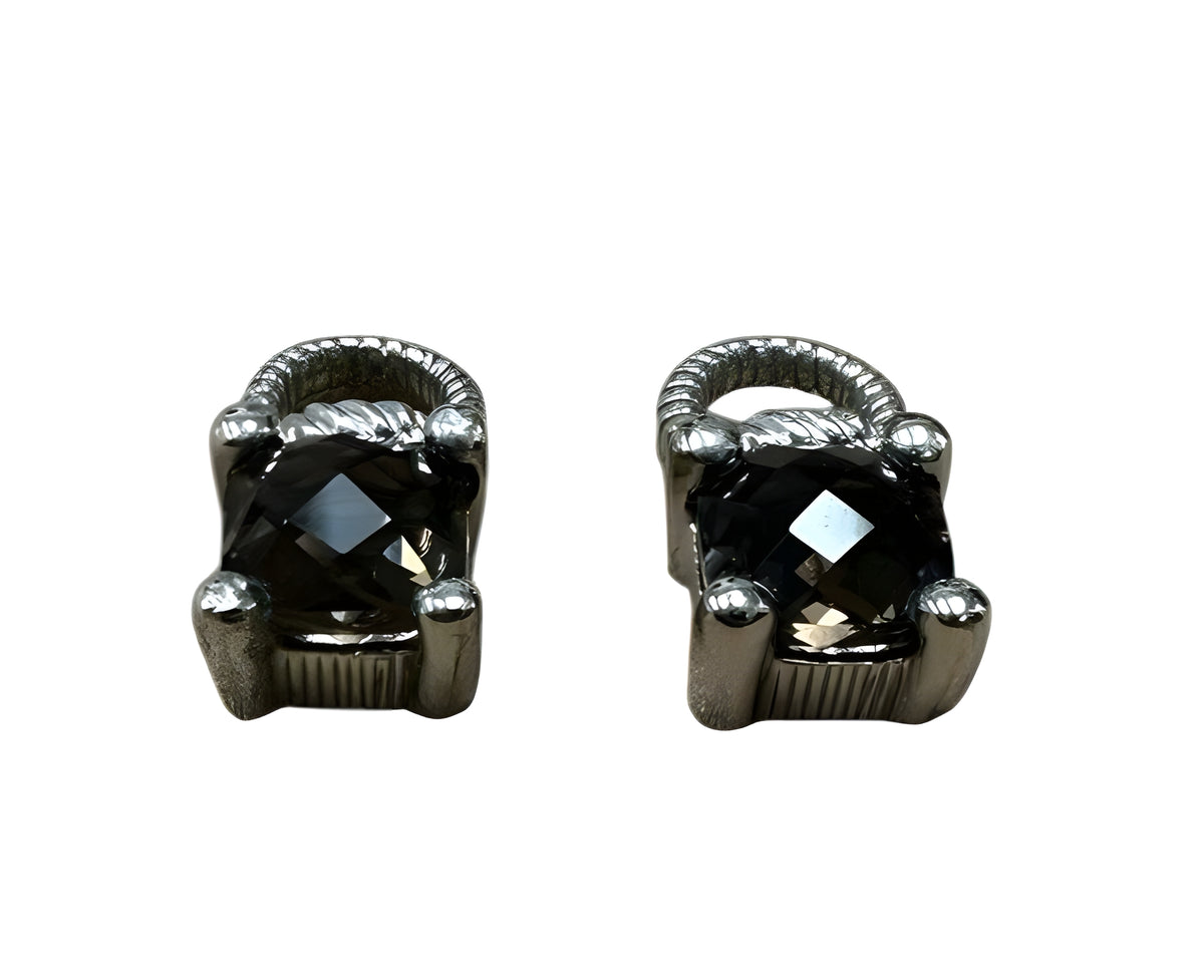 Judith Ripka Smokey Brown Quartz Earring Charms