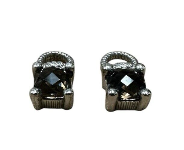 Judith Ripka Smokey Brown Quartz Earring Charms