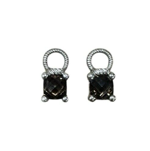 Judith Ripka Smokey Brown Quartz Earring Charms
