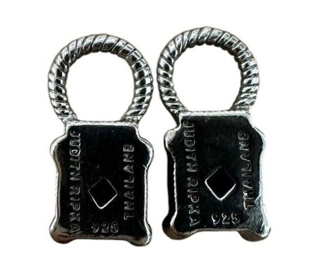 Judith Ripka Smokey Brown Quartz Earring Charms