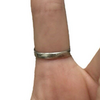 Sterling Silver Peridot Ring size 7