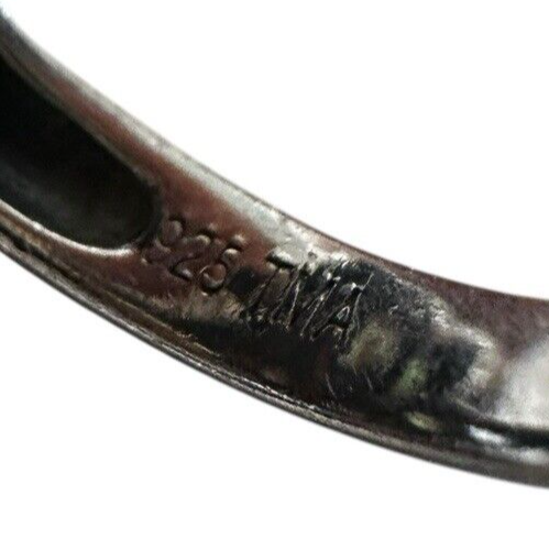 Sterling Silver Peridot Ring size 7