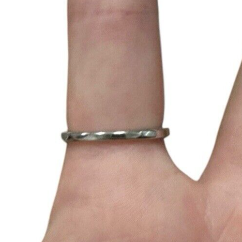 Avon Sterling Silver Opal with Clear Aquamarine Ring size 6.25