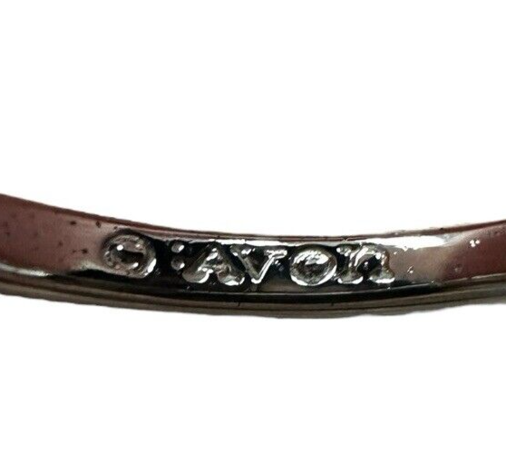 Avon Sterling Silver Opal with Clear Aquamarine Ring size 6.25