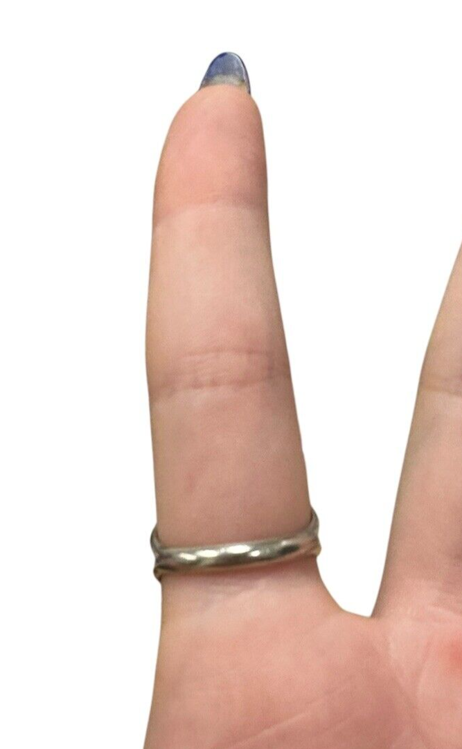 Sterling Silver Native American Indian Kachina Dancer Turquoise Ring size 7.5