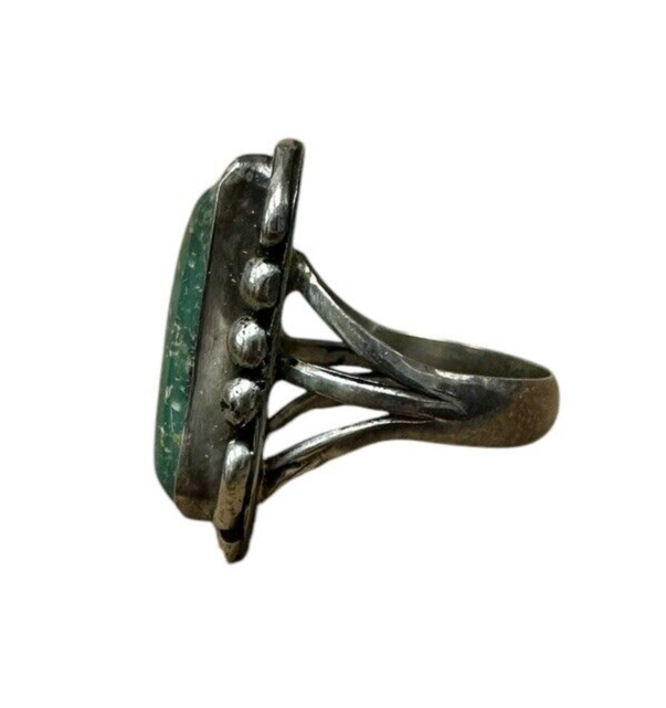Sterling Silver Genuine Turquoise Ring size 7