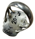 Sterling Silver Genuine Turquoise Ring size 7