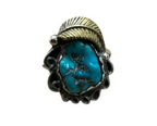 Sterling Silver Navajo Turquoise Ring size 6