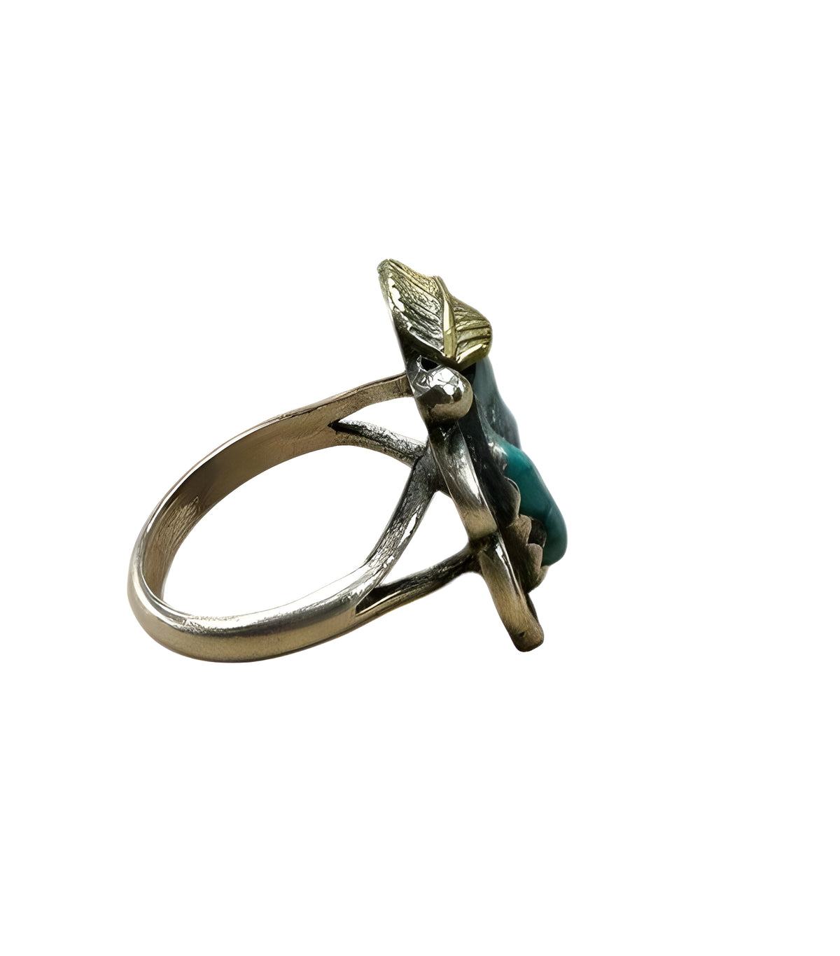 Sterling Silver Navajo Turquoise Ring size 6