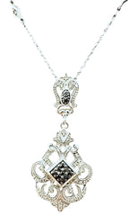 JWBR Sterling Silver Fleur De Lis Necklace 18 inches