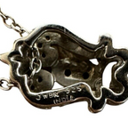 JWBR Sterling Silver Fleur De Lis Necklace 18 inches