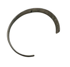 Sterling Silver Cuff Bracelet With Flower And Bird Engravings