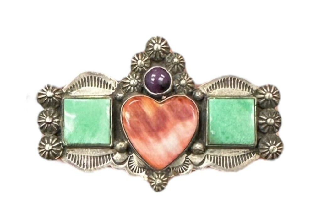 Frank & Brihilda Corlz Sterling Silver Brooch