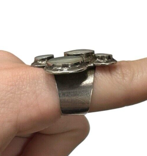 Sterling Silver Moonstone Ring size 8