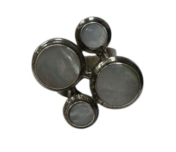 Sterling Silver Moonstone Ring size 8