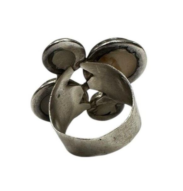 Sterling Silver Moonstone Ring size 8