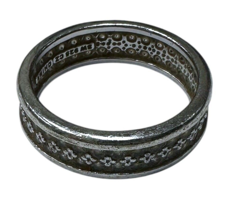 Sterling Silver Cubic Zirconia Ring size 9.75