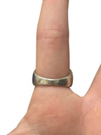 Sterling Silver Lapis Inlay Ring Size 7.25