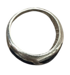 Sterling Silver Lapis Inlay Ring Size 7.25