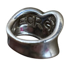 Sterling Silver Robert Lee Morris Modernist Wedged Ban Ring Size 5.75