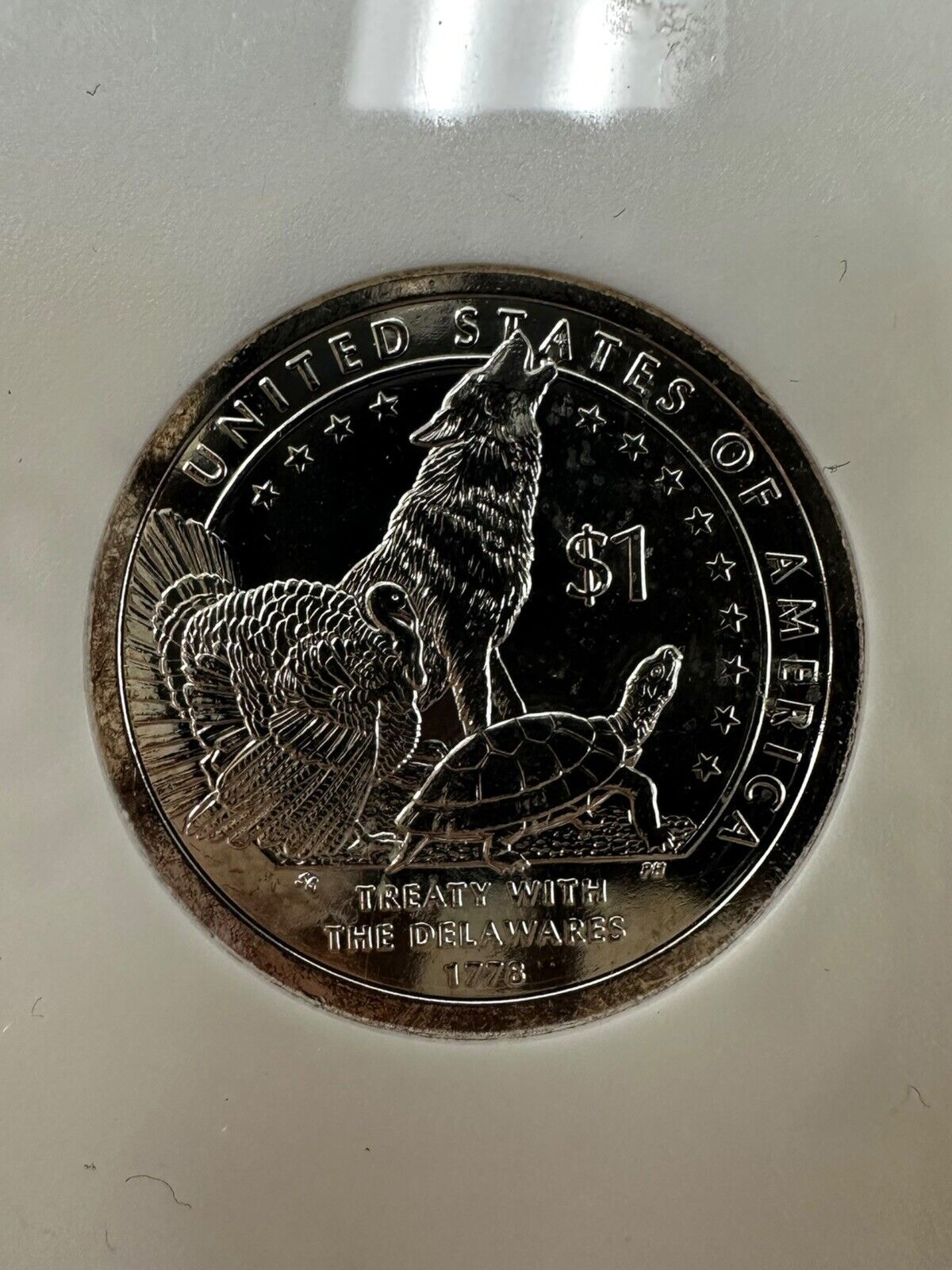 2013 Native American Sacagawea Dollar .999 Fine Silver Enriched